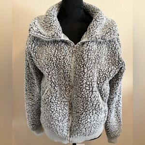 Eddie Bauer Gray Sherpa Jacket